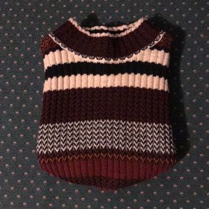 Mock neck ribbed sweater